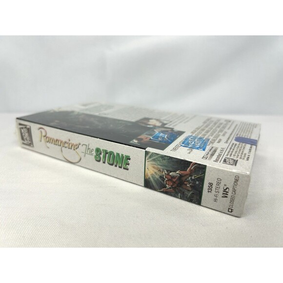 Romancing The Stone VHS Sealed Tape Fox Blue Watermarks Michael Douglas NEW - Picture 3 of 7